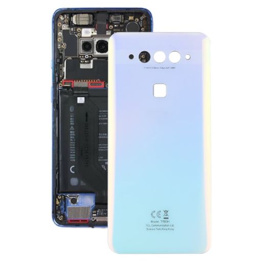 TCL Plex T780H Original White Battery Back Cover - 1