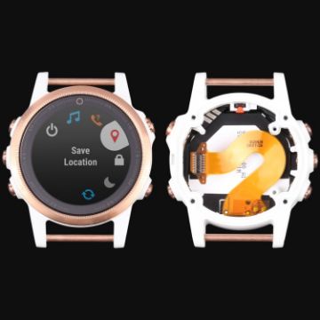 Garmin Fenix 5S LCD Screen & Digitizer Assembly White Sapphire Version - 1