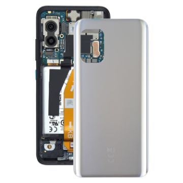 Asus Zenfone 8 ZS590KS Jet Silver Back Cover with Adhesive - 1