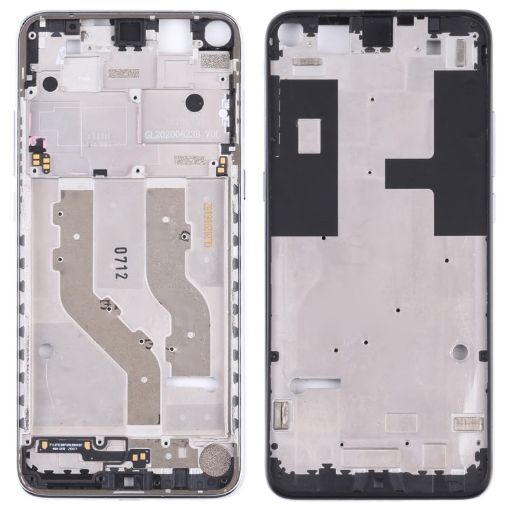 TCL 10L/10 Lite T770H/B Silver LCD Frame Bezel Plate Original - 1