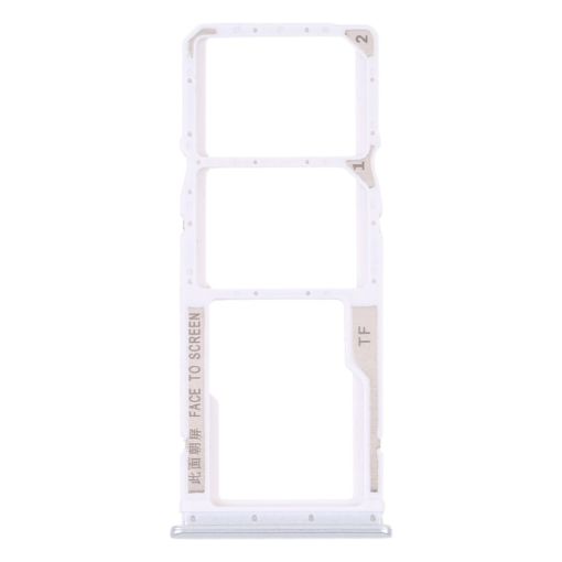 White SIM & Micro SD Card Tray for Xiaomi Redmi 10/Note 11/2022/Prime - 1
