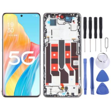 OPPO A1 Pro Gold LCD Screen & Digitizer with Frame - 1