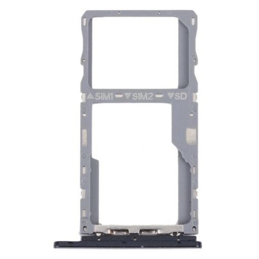 TCL 10 SE T766H Original SIM & Micro SD Card Tray (Black) - 1