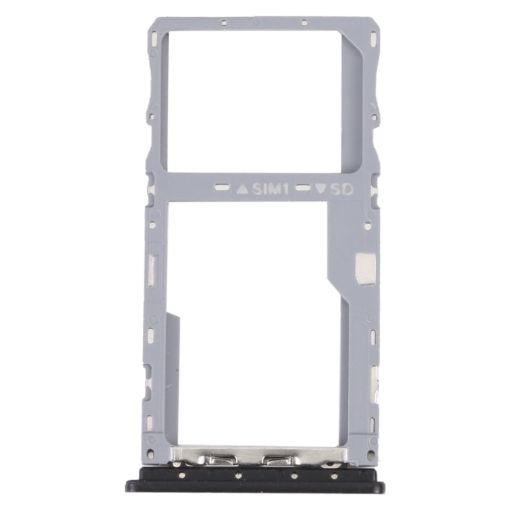 TCL 20E Original SIM & Micro SD Card Tray (Black) - 1