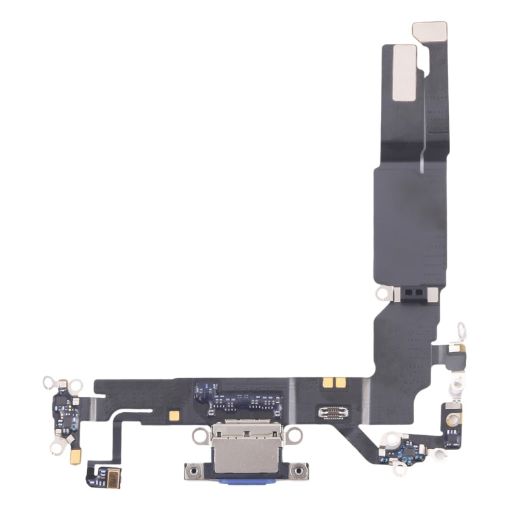 Original Blue Charging Port Flex Cable for iPhone 16 - 1