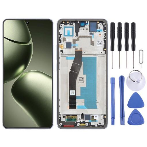 Xiaomi 14T AMOLED LCD Screen Digitizer with Frame - Blue - 1