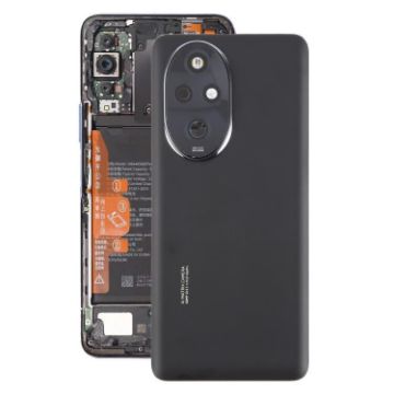 For Honor 200 Pro OEM Battery & Camera Lens Cover - Black - 1