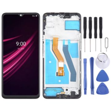 T-Mobile REVVL V+ 5G LCD Screen Digitizer Assembly (Black) - 1
