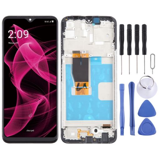 T-Mobile REVVL 6X Pro 5G Black LCD Screen Digitizer Assembly - 1