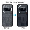 Nothing Phone 3a A059 Glass Back Cover with Camera Frame (White) - 6