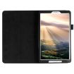 Litchi Texture Leather Case with Holder for Galaxy Tab E 9.6 Black - 4