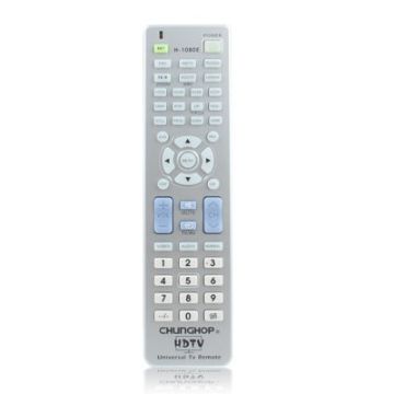 Chunghop H-1080E Silver Universal TV Remote with HDTV Feature - 1