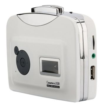 Ezcap 230 Cassette to MP3 Converter Audio Music Player (White) - 1