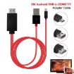 2m 1080P Micro USB MHL to HDMI HDTV Adapter Converter Cable - 3