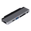6 in 1 Type-C HUB: HDMI/PD/USB3.0/Audio/SD/TF for iPad Pro - 1