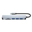 Type C Dock: 3 USB, SD/TF, HDMI - 6 in 1 Hub - 2