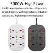 T21 PD3.0 + QC3.0 3000W AU Plug Multi-Hole High Power Socket (Black) - 6