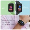D20S 1.44" Smart Watch: Heart Rate, Blood Pressure, Sleep Monitor, Black - 6