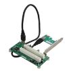 Dual PCI Slot Adapter with USB 3.0 PCIe Expansion Card - 1