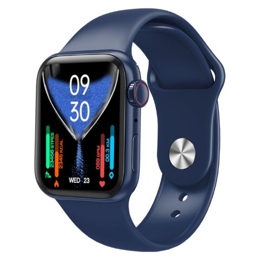 I7 Mini Smart Watch, 1.62" Color Screen, IP67 Waterproof, Blue - 1
