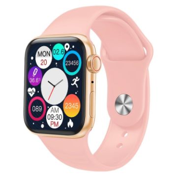 IP67 Waterproof I7 Mini 1.62" Color Screen Smart Watch - Pink - 1