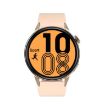 DT4 Pink 1.36" Color Screen Smart Watch with Silicone Band - 2