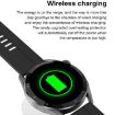 DT3 Mini 1.19" Silver Smart Watch with Silicone Band and Color Screen - 3