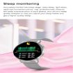 DT3 Mini Smart Watch 1.19" Steel Band Color Screen (Black) - 6