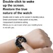 DT3 Mini Smart Watch, 1.19" Color Screen, Leather Band (Black) - 3
