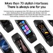 C60 Black Smart Fitness Band 1.1" IP67 Waterproof - 3