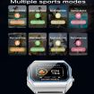 KW18 IP67 Smart Watch 0.96" Color Screen Steel Band (Silver) - 6