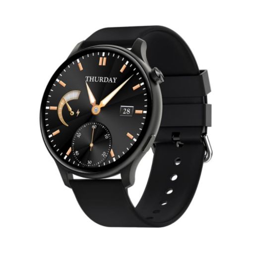 FW01 Smart Wristband, Bluetooth Call & Heart Rate, 1.28" Screen, Black - 1