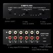 RCA Audio Signal Selector Switch 4 In 2 Out with Remote Control - 4