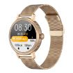 CF90 1.19" Gold Steel Watchband Smart Watch Color Screen - 1