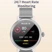CF90 1.19" Gold Steel Watchband Smart Watch Color Screen - 4