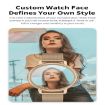 CF90 Smart Watch: Silver Steel Band, 1.19" Color Screen - 5