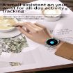 CF85 Black Smart Watch with 1.32" Color Screen & Steel Band - 4