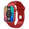 M SEVEN MAX 1.92" Smart Watch, Silicone Band, Color Screen, Red - 2