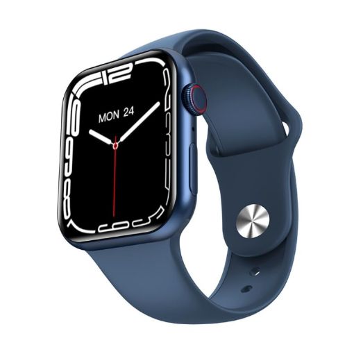 LY008 Max Smart Watch: 1.9" Silicone Band, Color Screen (Blue) - 1