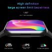 LY008 Max Smart Watch: 1.9" Silicone Band, Color Screen (Blue) - 5