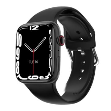 W7 1.8" Smart Watch - Heart Rate & Blood Pressure Monitor (Black) - 1