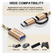 ENKAY ENK-AT113 2 in 1 Type-C/Micro USB to USB 3.0 OTG Adapter - 2