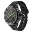 N16 1.28" Smart Watch, Heart Rate/Blood Pressure Monitor, Black - 1