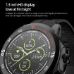 N16 1.28" Smart Watch, Heart Rate/Blood Pressure Monitor, Black - 3