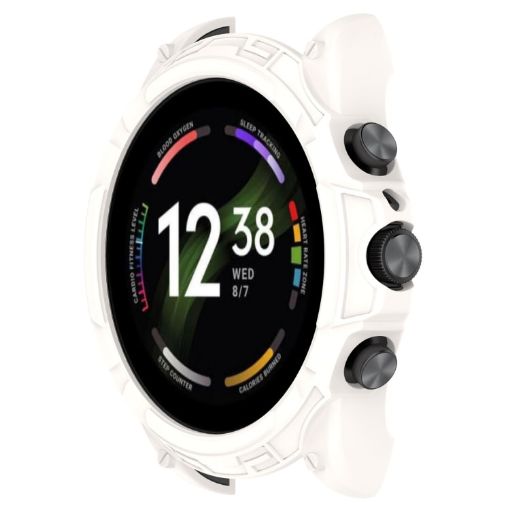 Fossil Gen6 42mm TPU Shockproof Protective Watch Case, Ivory - 1