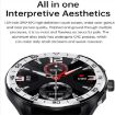 PG339 Smart Watch 1.39" Screen, Heart Rate/Blood Pressure Monitor (Black) - 5
