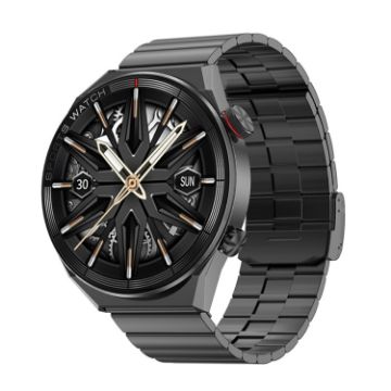 DT3 Mate Smart Watch: 1.5" Screen, Heart Rate & BP Monitoring (Black) - 1