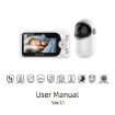 VB801 4.3" Night Vision Baby Monitor with Temperature Detection - 5