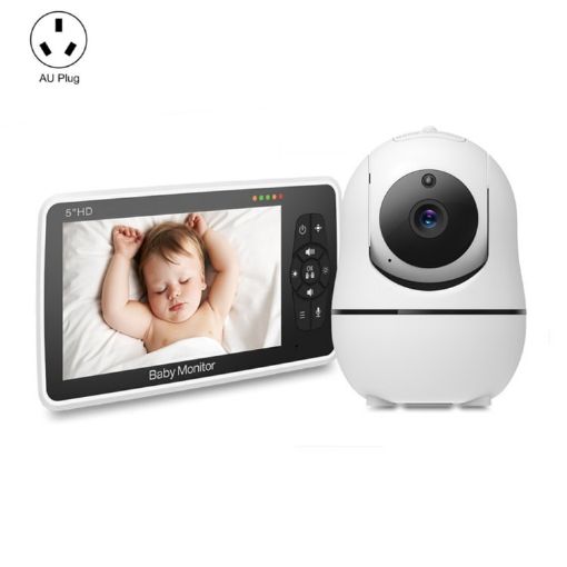 SM50 5" Baby Monitor 360 Wireless Camera Night Vision AU Plug - 1