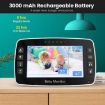 Smart Zoom Baby Monitor Camera with 4.3" Display & Night Vision - 5